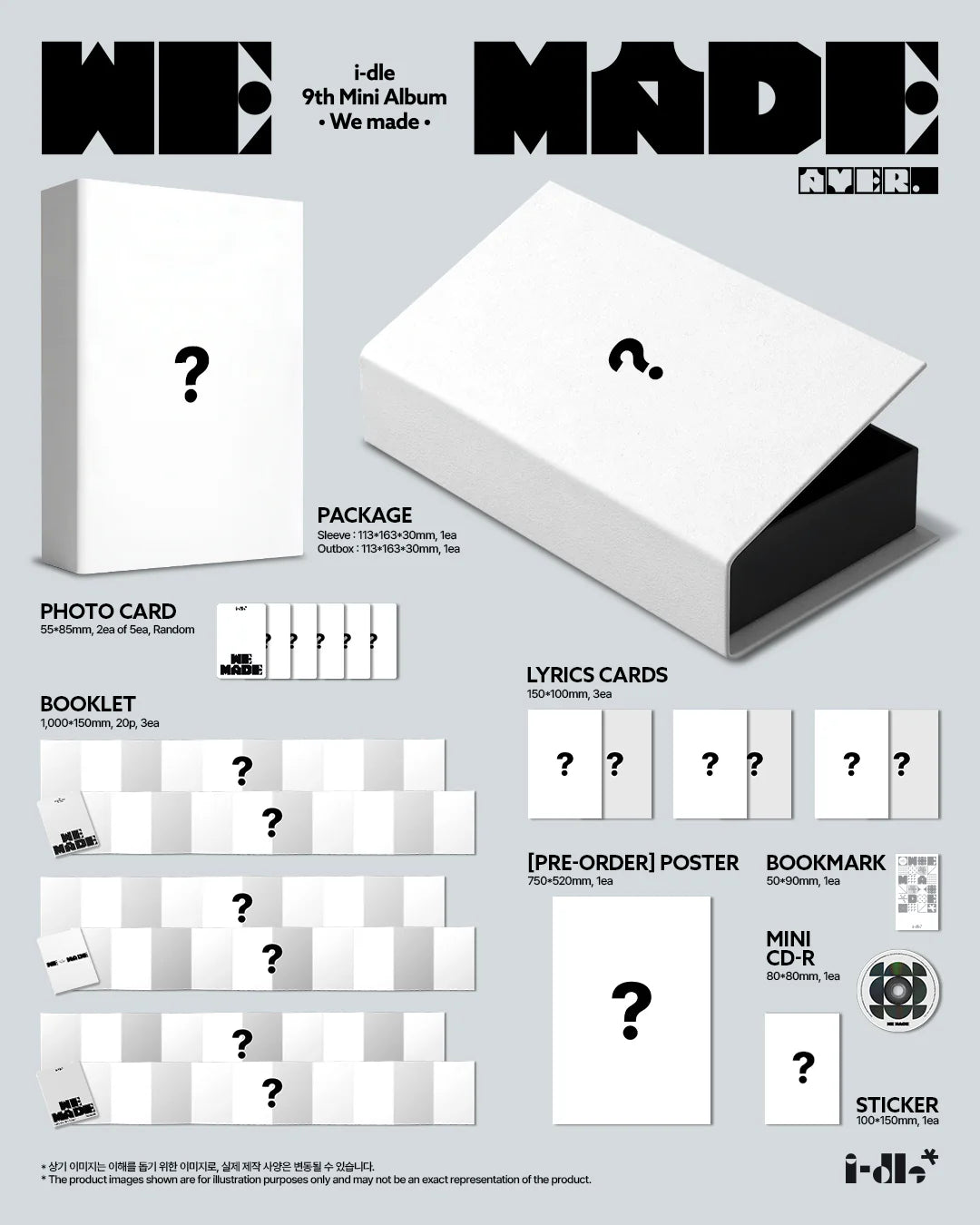 i-dle - 9th Mini Album [We made] A Ver.