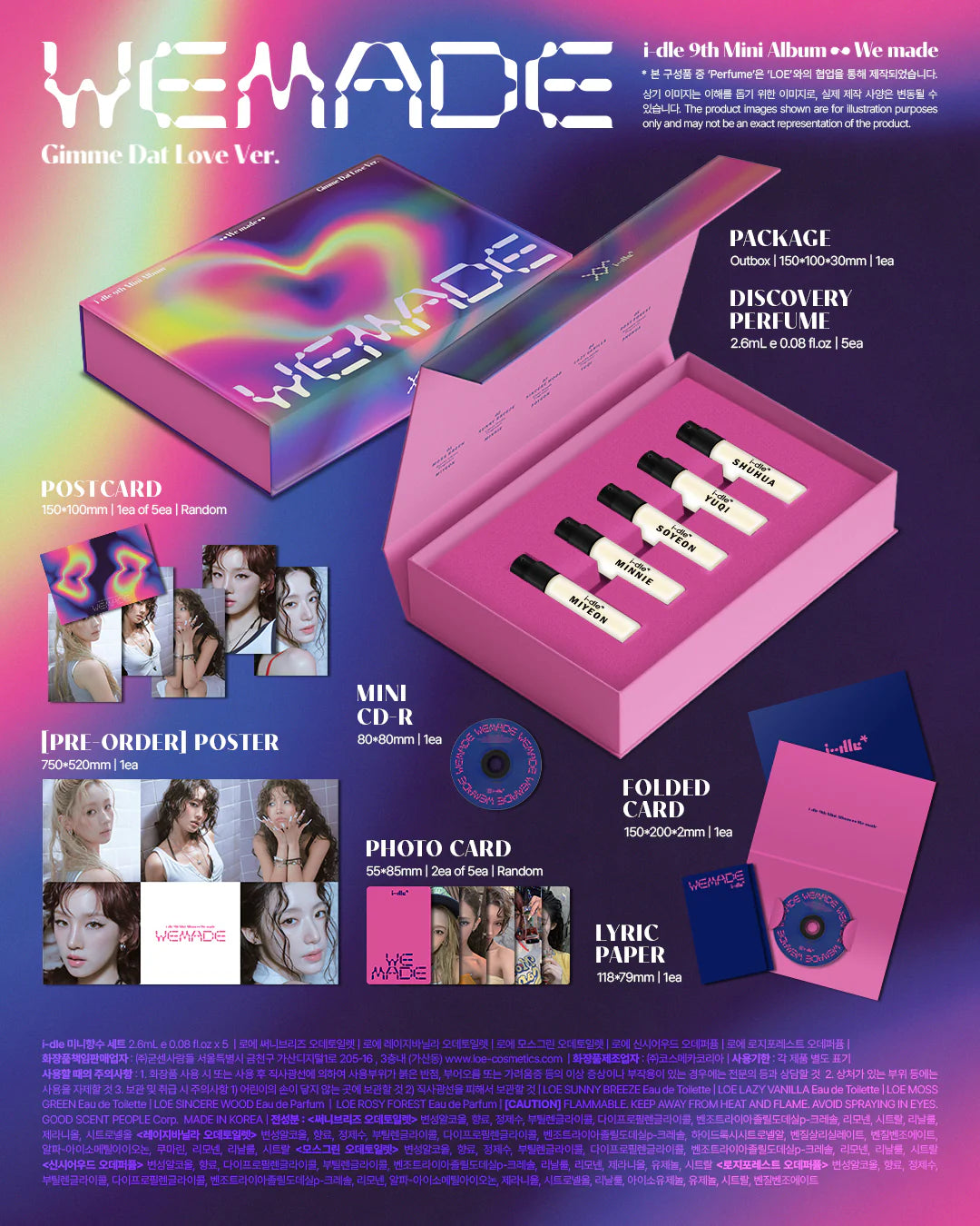i-dle - 9th Mini Album [We made] Gimme Dat Love Ver