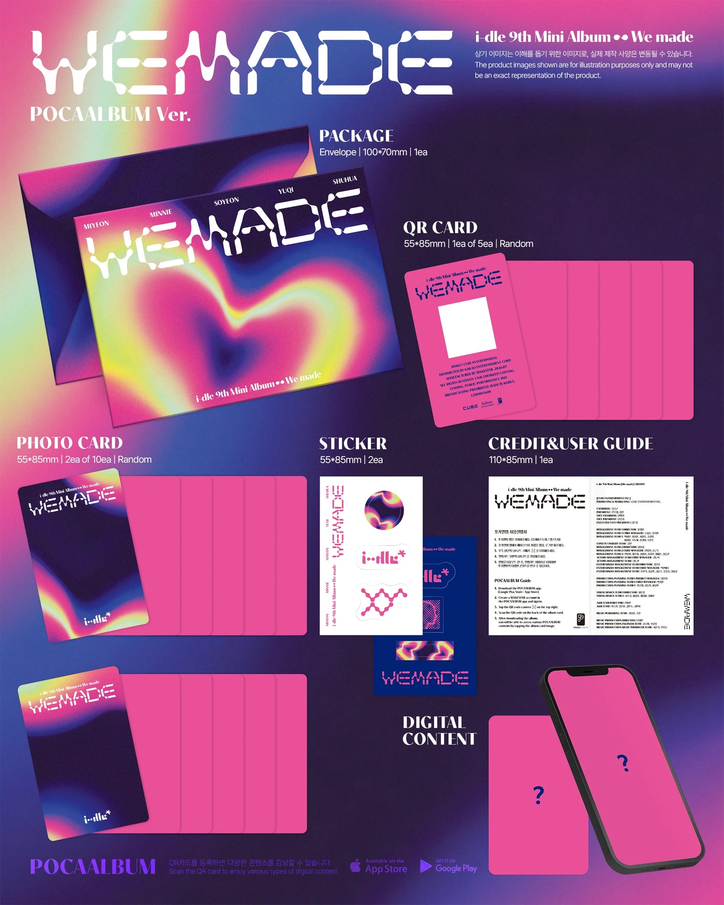 i-dle - 9th Mini Album [We made] POCAALBUM Ver