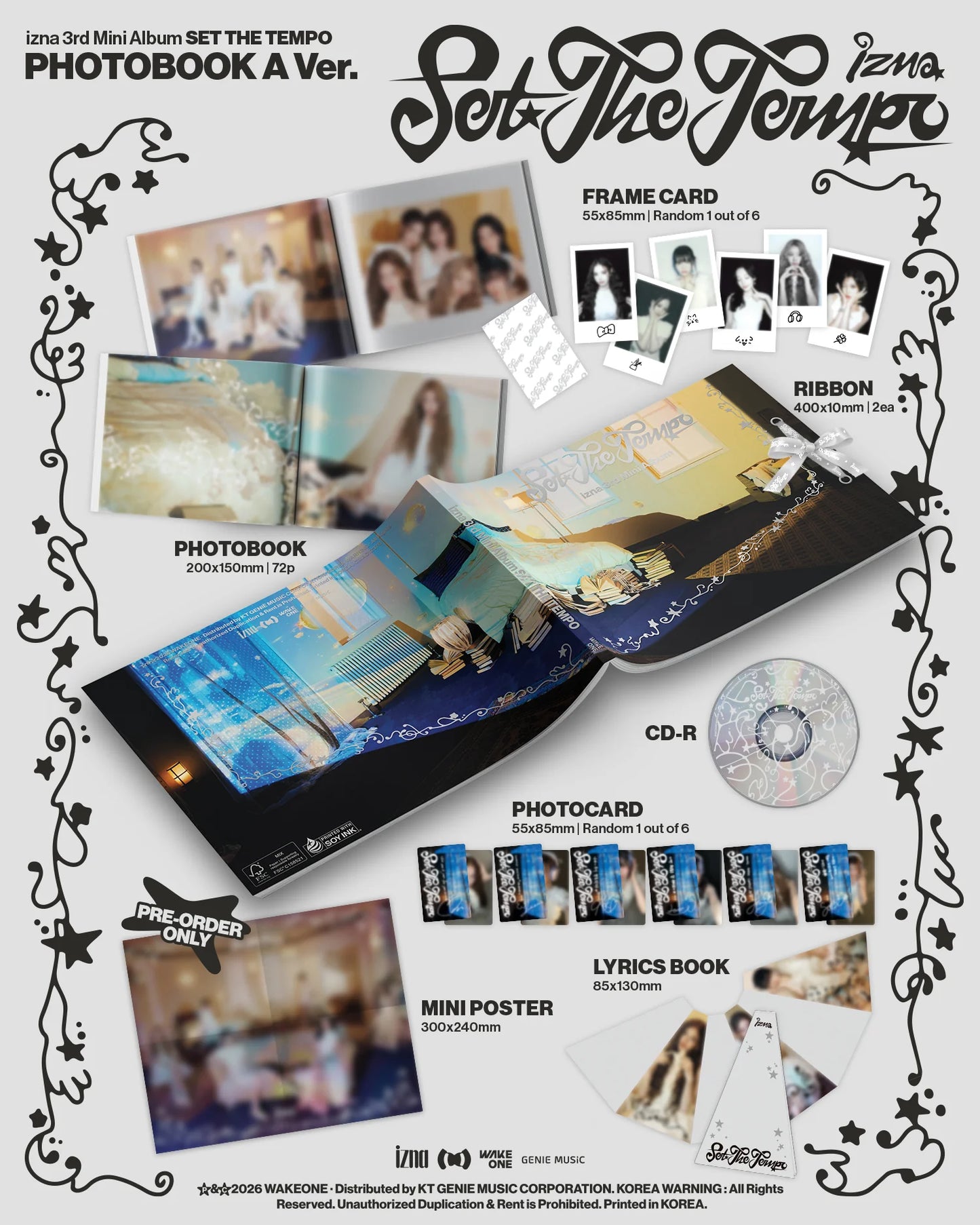 izna - [SET THE TEMPO] PHOTOBOOK Ver