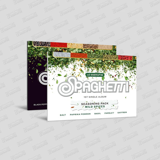 LE SSERAFIM - 1st Single Album [SPAGHETTI] Weverse Album Ver (Random Ver)