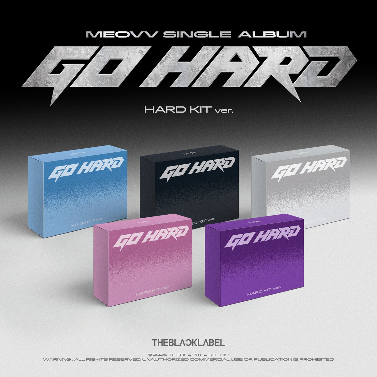 MEOVV - Single Album [GO HARD] HARD KIT Ver (Random ver)