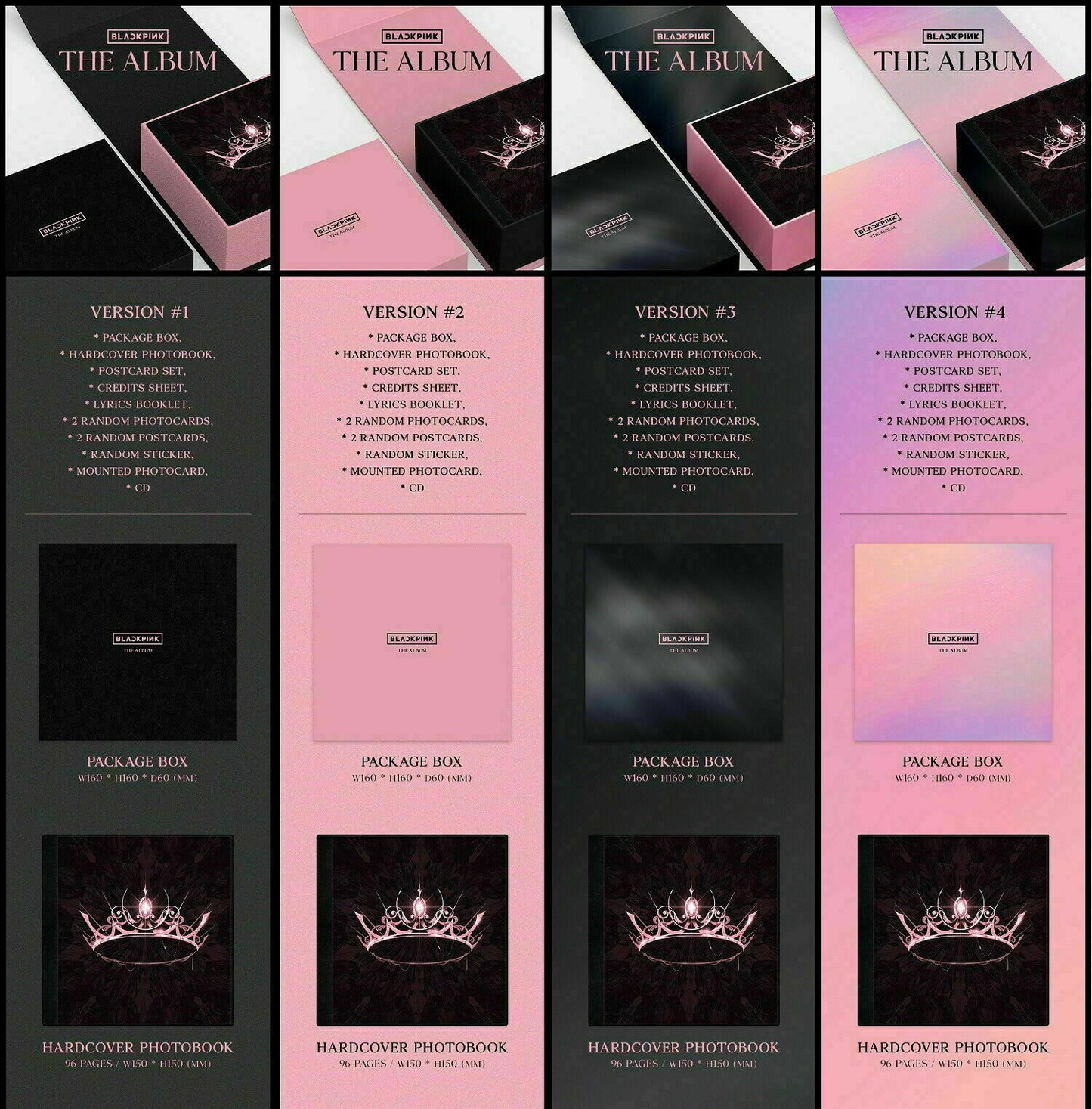 BLACKPINK - 1ST FULL ALBUM [THE ALBUM] (random version) AsianStan