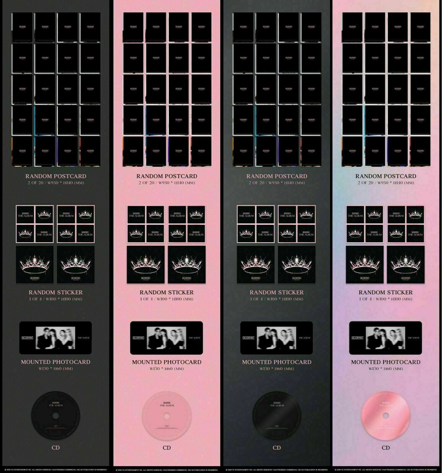 BLACKPINK - 1ST FULL ALBUM [THE ALBUM] (random version) AsianStan
