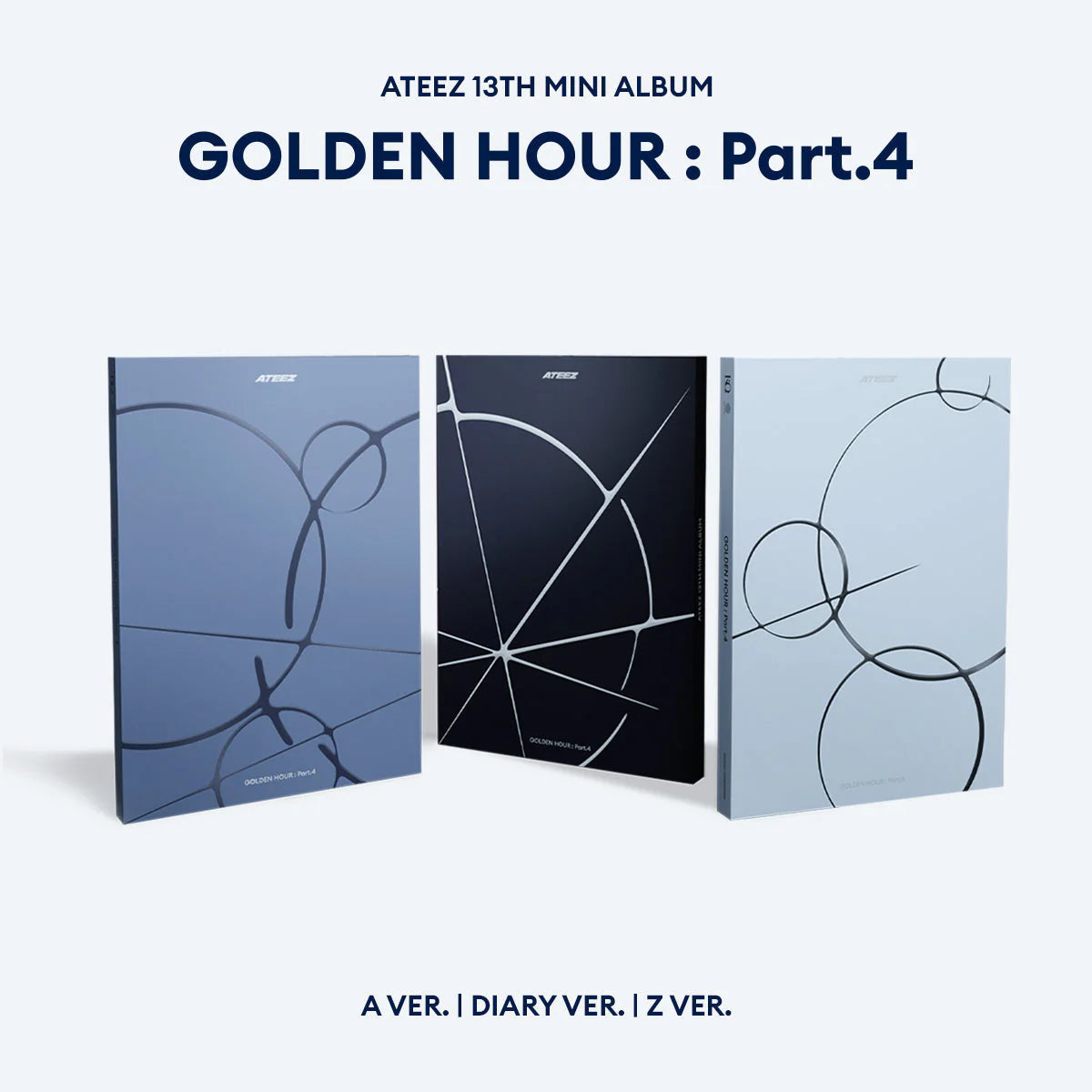 ATEEZ - GOLDEN HOUR : PART.4 MINI 13TH ALBUM TOKTOQ GIFT STANDARD SET AsianStan