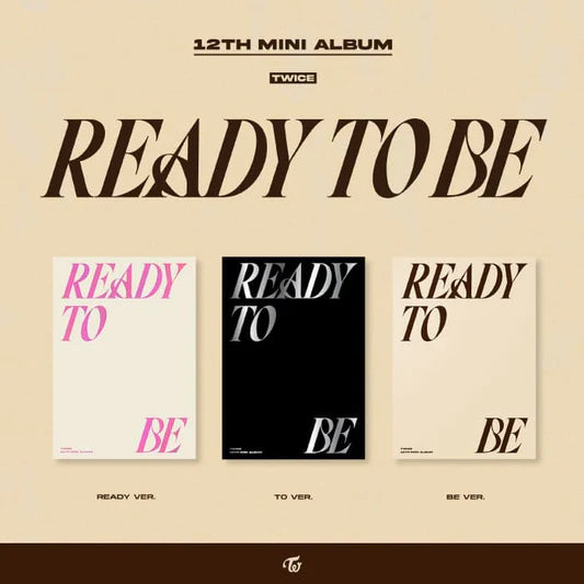 TWICE - 12TH MINI ALBUM [READY TO BE] (Random ver)